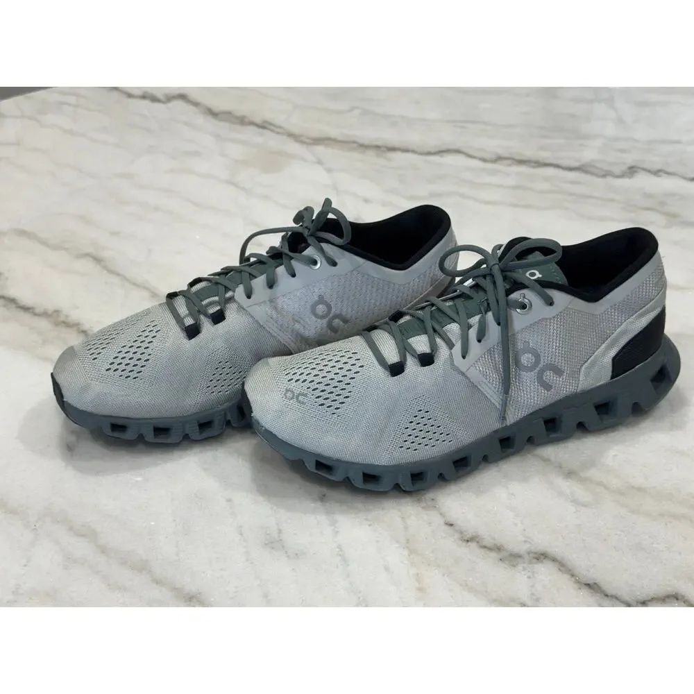 On Running Athletic Shoes - Light Gray and Dark Gray - Picture 2 of 11